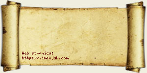 Minja Bećković vizit kartica